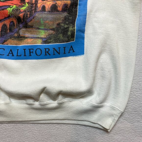 Vintage Stanford University Sweatshirt Men's XL White Graphic Pullover 80s 90s - Picture 4 of 14